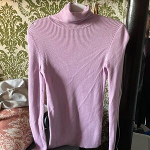 (US S)Uniqlo Ribbed Lilac Sweater **see photos**